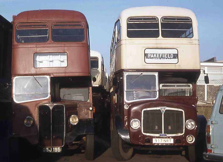 Lowestoft AEC Regent II ECW 24 & Regent V Massey 7